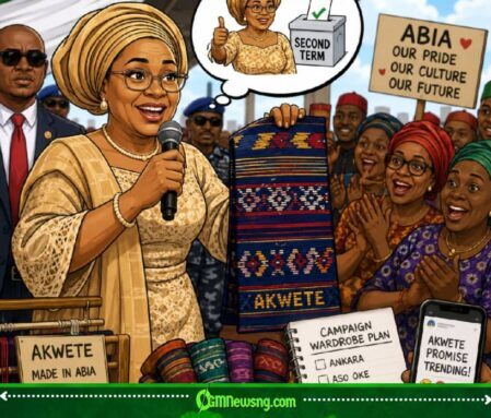 “If My Husband Win Second Term, Na Akwete Wrapper I Go Dey Wear” — Remi Tinubu Promise Abia People, Fashion Don Enter Politics