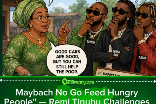 Akara Don Turn CEO! Remi Tinubu Tell Davido, Burna Boy, Asake: “Abeg Help Poor People Too Before Garage Full of Maybach”