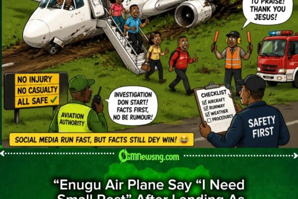 Runway Drama As Enugu Air Aircraft Leave Runway After Benin Landing, Passengers Escape Panic