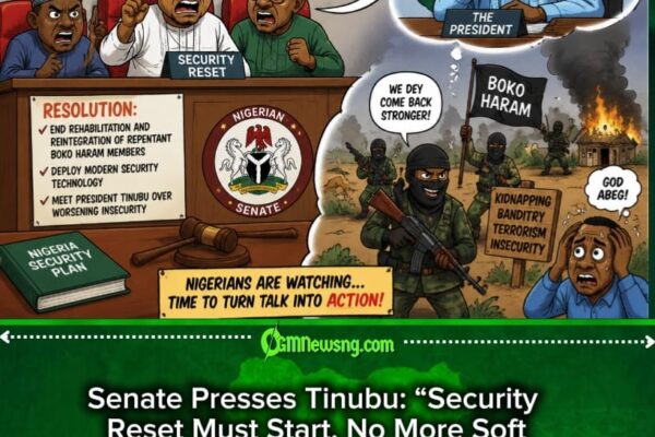 SECURITY RESET: SENATE SHAKES SECURITY TABLE AS TINUBU FACES CALL FOR MAJOR SECURITY RESET
