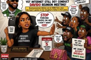 SOPHIA MOMODU: Five Years No Talk, Yet Internet Still Dey Conduct Davido Reunion Meeting