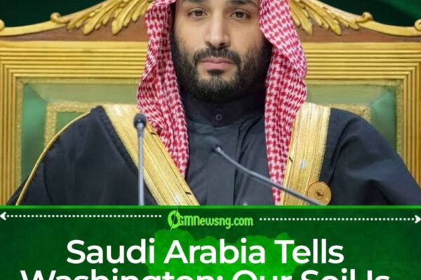 Saudi Arabia Refuses to Let Its Land Fuel Regional Conflict