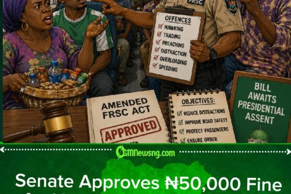 Bus Don Become Quiet Zone?” — Senate Approves ₦50,000 Fine for Hawking and Preaching Inside Commercial Buses