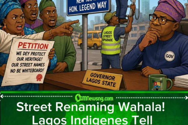 Street Renaming Don Turn "Change of Address Election" as Lagos Indigenes Carry Petition Meet Sanwo-Olu