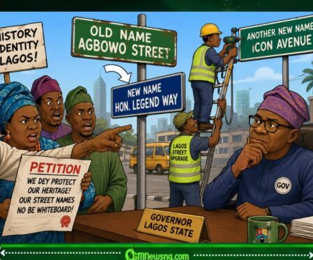 Street Renaming Don Turn "Change of Address Election" as Lagos Indigenes Carry Petition Meet Sanwo-Olu
