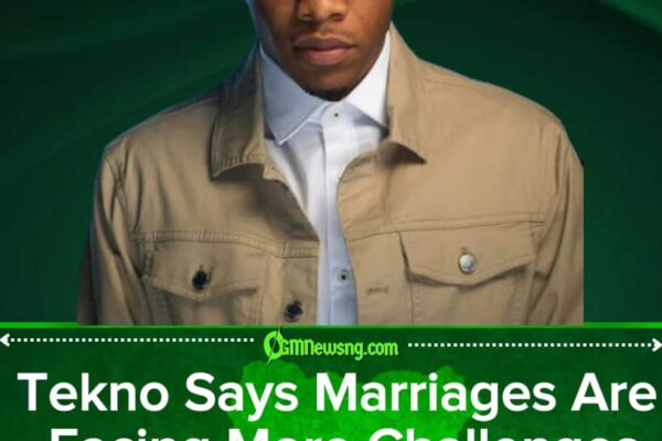 Tekno Says Marriages No Longer Work Like They Used To as He Questions the State of Modern Love