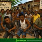 Dance First, Explain Later!” – Three Suspected Rod Thieves Perform Street Show After Dem Allegedly Stole Building Iron for Nsukka