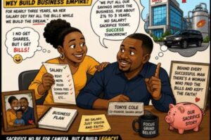 TONYE COLE CONFESS: WIFE SALARY CARRY SACRIFICE WEY BUILD BUSINESS EMPIRE