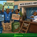 Water Ministry Workers Say Dem Don Tire for Promise As Water No Dey Flow, Salary Too No Dey Grow