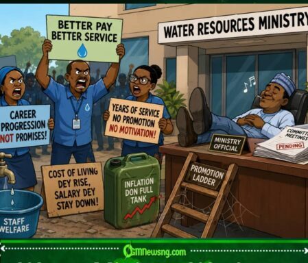 Water Ministry Workers Say Dem Don Tire for Promise As Water No Dey Flow, Salary Too No Dey Grow