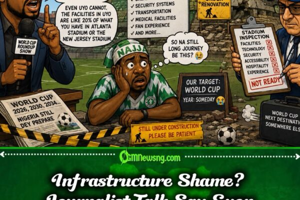 World Cup Don Look Stadium, Come Ask Nigeria “Una Still Dey Renovate?