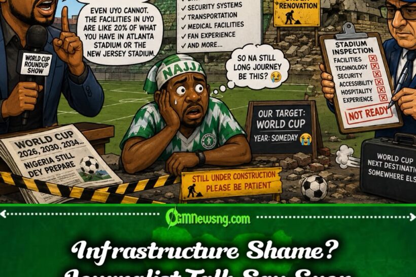 World Cup Don Look Stadium, Come Ask Nigeria “Una Still Dey Renovate?