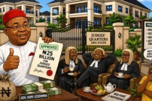 ₦25 Billion Comfort Zone! Uzodimma Build Beta Quarters for Judges, Justice Don Enter Estate?