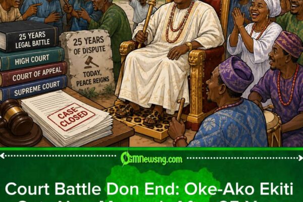 25 Years Later, Oke-Ako Ekiti Finally Gets Monarch as Long Chieftaincy Battle Ends