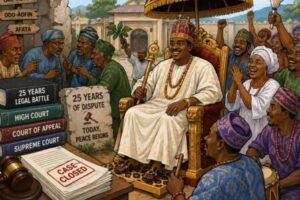 25 Years Later, Oke-Ako Ekiti Finally Gets Monarch as Long Chieftaincy Battle Ends