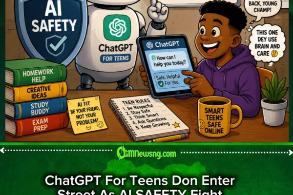 AI SAFETY Battle Begin Over Young Users As ChatGPT For Teens Wear Digital Helmet