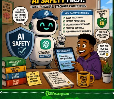 AI SAFETY Battle Begin Over Young Users As ChatGPT For Teens Wear Digital Helmet