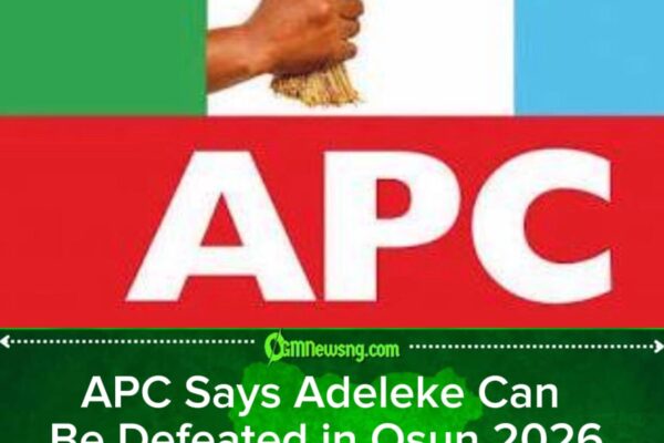 Osun 2026: APC Declares Adeleke ‘Defeatable’ as Election Countdown Enters Final Stretch