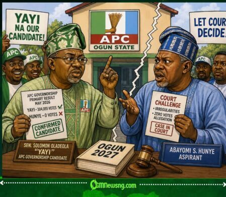 Ogun 2027: APC Don Draw Line — “Yayi Na Our Candidate,” Hunye Claim Get Big Political Rejection