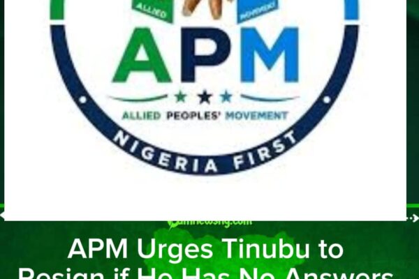 Satire at the Ballot Box: APM Tells Tinubu to Step Aside if Solutions Have Left the Building