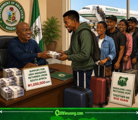 Alex Otti Approves ₦1m Each for 31 Abia Returnees From South Africa as Government Plans Their Reintegration