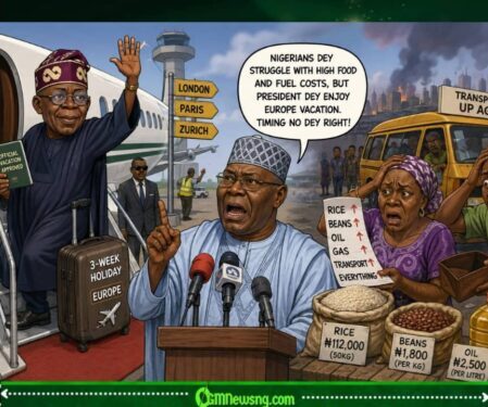 Atiku Cries "Leadership Vacuum" :Tinubu Fly Go Europe As Nigerians Calculate How Many Garri Cup Remain For This Economy