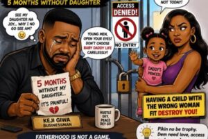 Baby Daddy Wahala: Keji Giwa Warns Young Men As Five-Month Daughter Separation Sparks Debate