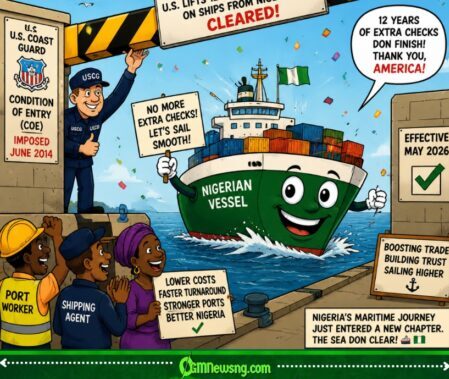 Nigerian Ships Collect COASTAL CLEARANCE After 12-Year Security Marathon: America Finally Opens Maritime Gate