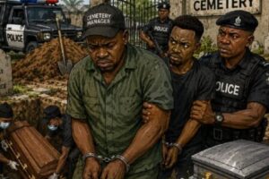Grave No Get Rest Again! Police Nab Cemetery Manager, Accomplice Over Corpse Exhumation and Casket Theft for Akwa Ibom