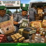 Customs For Seme Border Catch Explosives, Expired Noodles, Cannabis — Smugglers Come Border With Full Shopping List