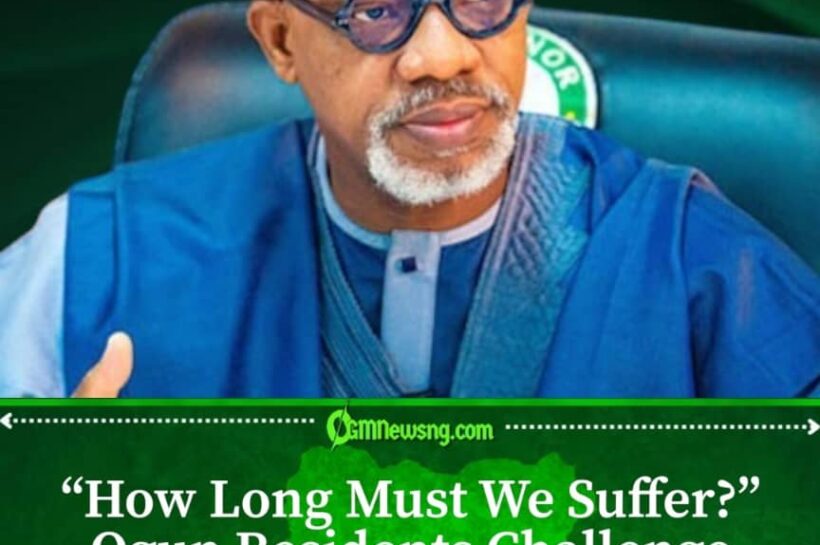 Dapo Abiodun, Our Roads Can’t Wait Any Longer — Ogun Residents Send Fresh Plea