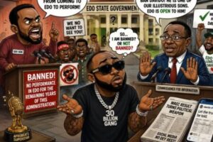 Davido Don Become ‘Edo Wanted Man’? Government Aide Says Ban, Edo Government Says ‘No Be Us’