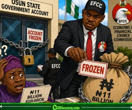 EFCC Freeze Osun Account, Say ₦11 Billion Ecological Money Enter Serious Wahala