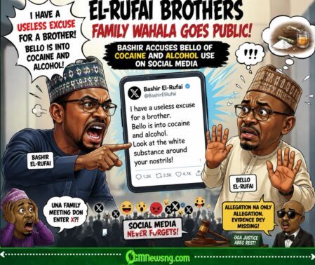 El-Rufai Brothers Fight: Bashir Drops Cocaine Allegation, Timeline Turns Family Meeting to National Drama
