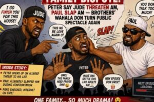 FAMILY DISPUTE: Peter Say Jude Threaten Am, Paul Slap Am — Brothers’ Wahala Don Turn Public Spectacle Again