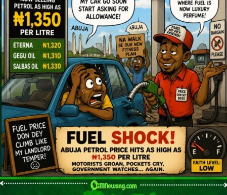 FUEL SHOCK: Abuja Petrol Price Don Turn Wallet To Emergency Patient As N1,350 Per Litre Enter Market
