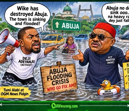 Flooding: “Wike Has Destroyed Abuja” — Adeyanju Says Capital City Dey Sink Under Water