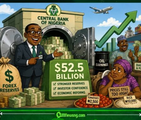 Forex Reserve Hit $52.5bn, Critics Still Dey Count Change CBN Show Dollar Muscle