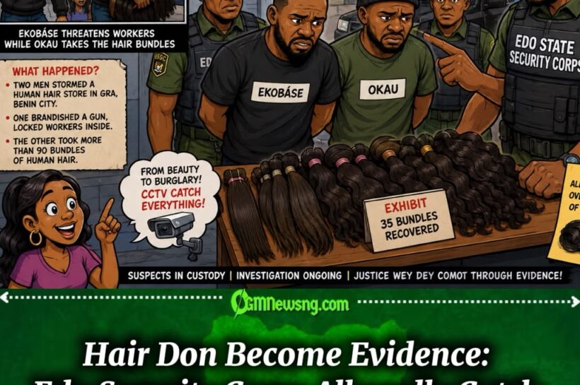 Human Hair Robbery: Two Suspects Arrested After Alleged GRA Shop Attack In Edo