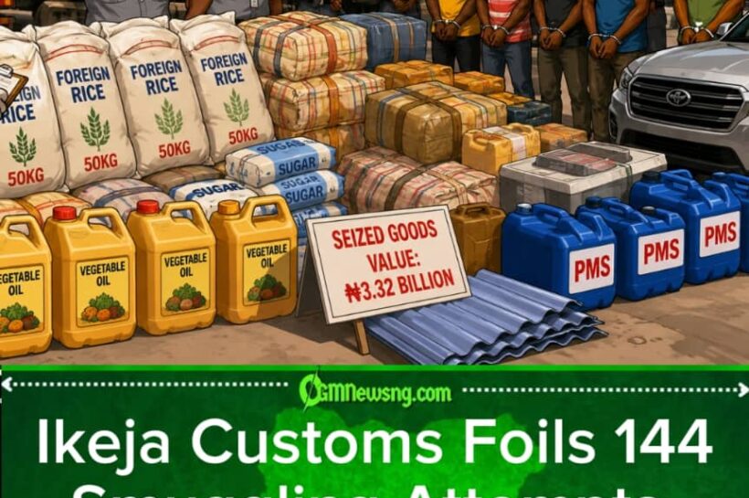 Ikeja Customs Tell Smugglers: “Your ₦3.3bn Shopping List Don Don Enter Government Warehouse”