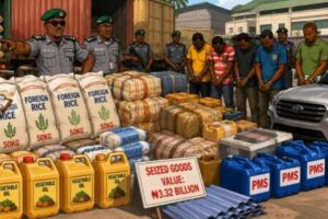 Ikeja Customs Tell Smugglers: “Your ₦3.3bn Shopping List Don Don Enter Government Warehouse”