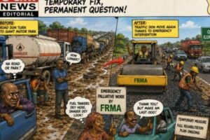 Oye–Ilupeju Road Don Wake Up: Traffic Returns, But Who Go Wake Up Full Reconstruction?