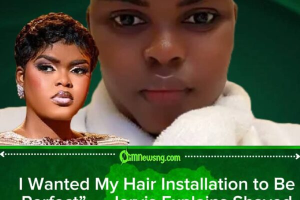 Jarvis Reveals Why She Shaved Her Hair for Her White Wedding: “I Wanted My Hair Installation to Be Perfect”