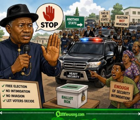 Jonathan Warns Political Heavyweights: Election No Be Military Parade