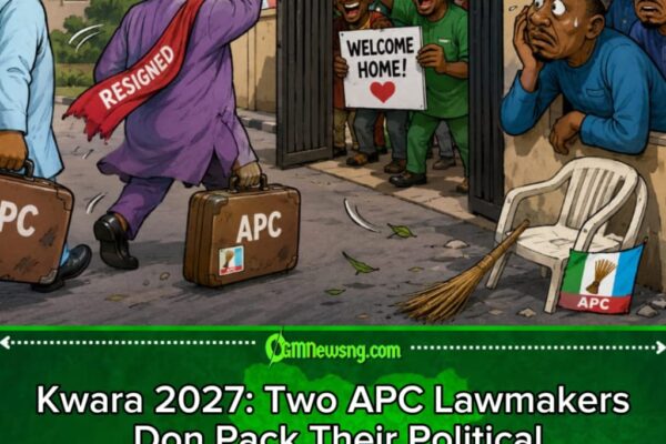 KWARA 2027: TWO APC LAWMAKERS COMMOT PARTY, POLITICAL MUSICAL CHAIRS DON START