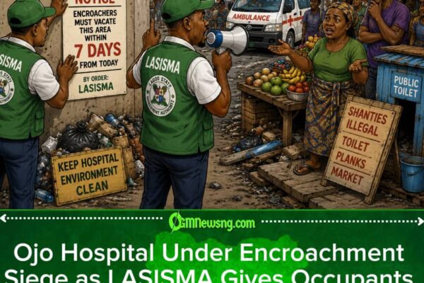 Ojo General Hospital: LASISMA Don Give Encroachers Seven Days to Pack Their Load