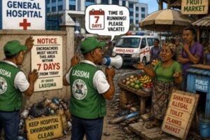 Ojo General Hospital: LASISMA Don Give Encroachers Seven Days to Pack Their Load