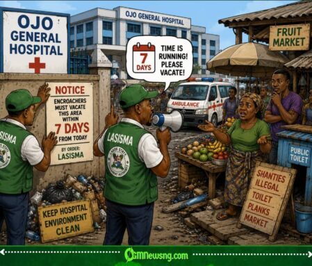 Ojo General Hospital: LASISMA Don Give Encroachers Seven Days to Pack Their Load