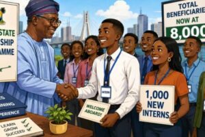 Lagos Internship Don Reach 8,000, But Job Hunters Still Dey Ask: “When Salary Go Start?”