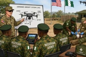 US Military Training Lands in Nigeria as Uncle Sam Teaches Soldiers How to Make Drones Work
